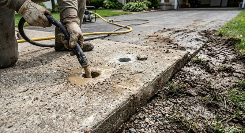 Sunken Slab Repair in Des Moines, IA