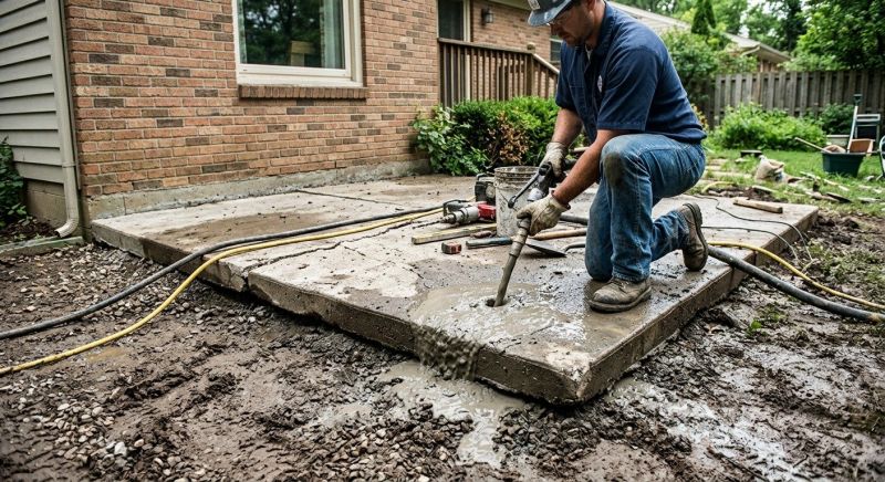 Patio Leveling in Tampa, FL